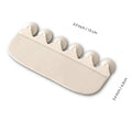 White PVC toilet training board for children's splash prevention during toilet learning