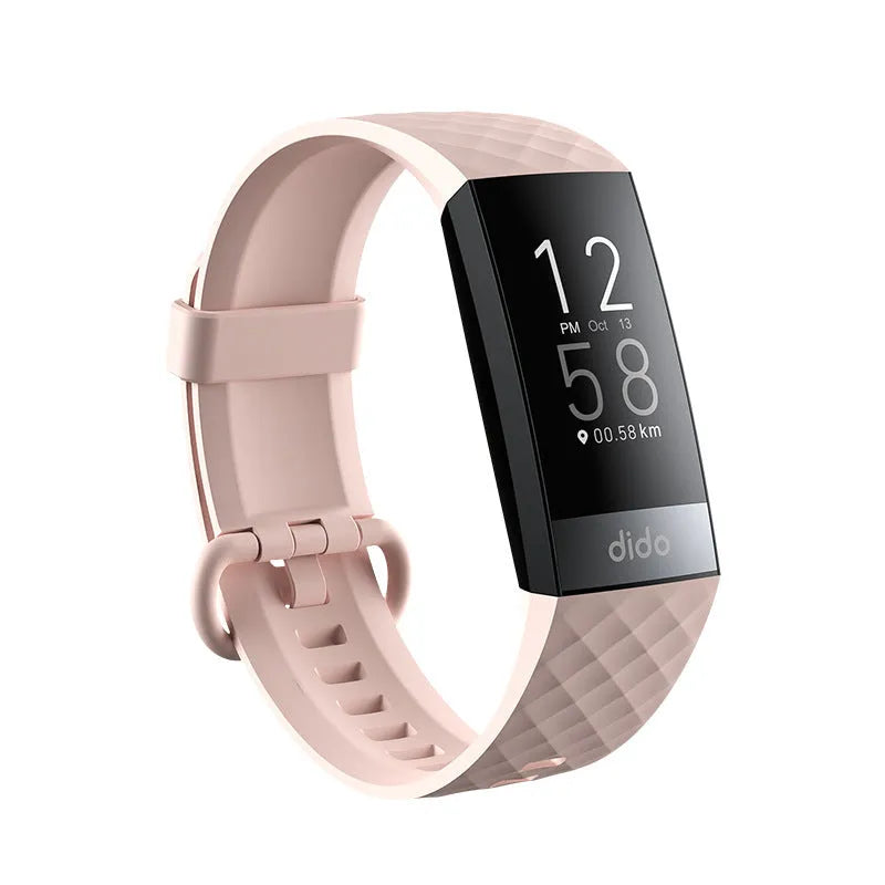 Y6 Black smart bracelet with health monitoring features including ECG, blood pressure and blood oxygen tracking