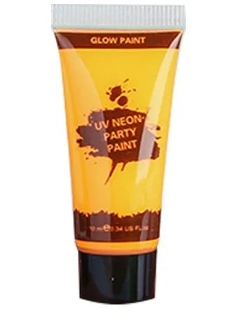 25ml bottle of neon gouache face paint labelled safe and non-toxic.