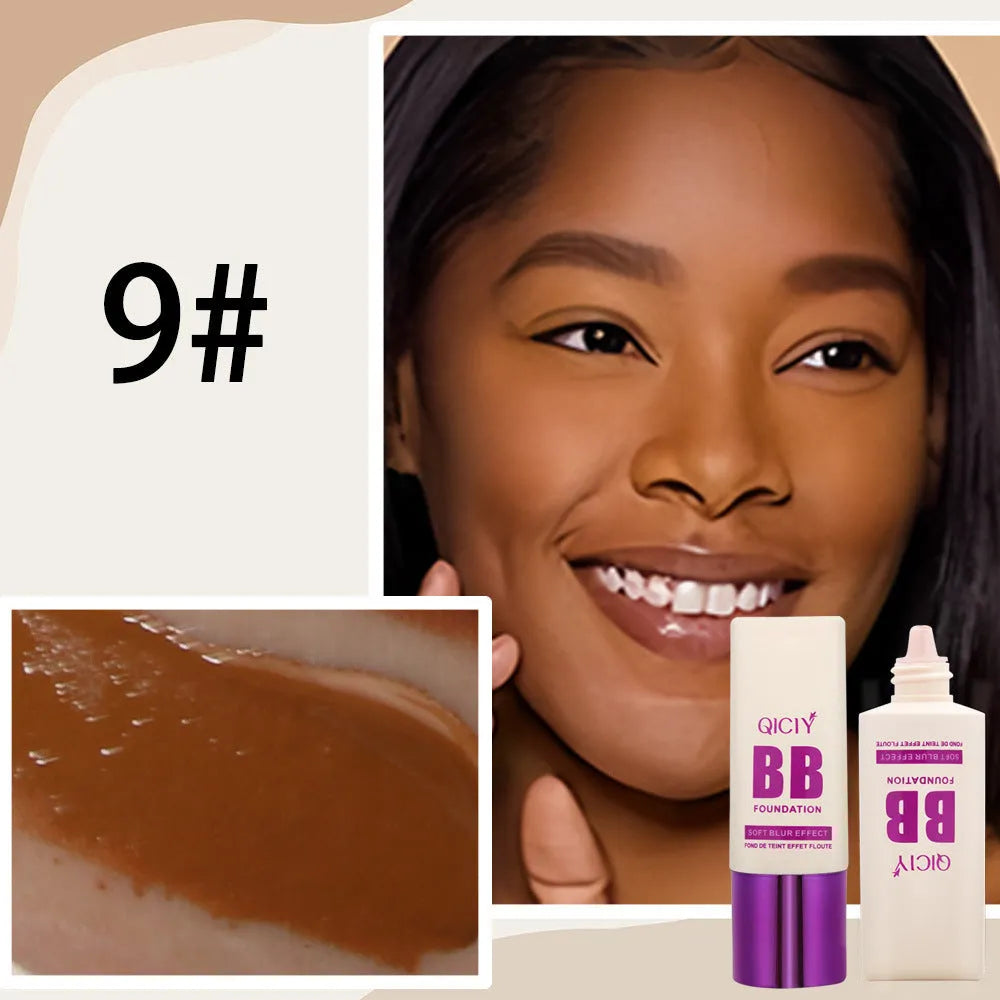 Feeding bottle BB cream foundation in liquid form with brightening properties