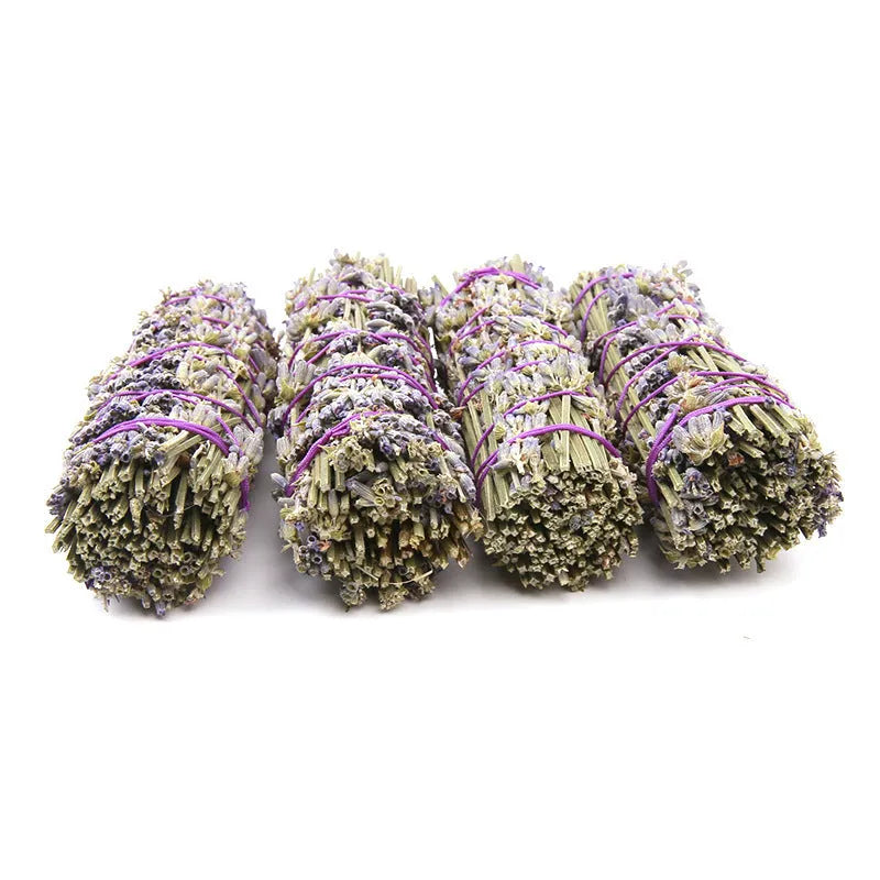 Natural dried flower lavender aromatherapy stick measuring 4 inches for air freshening