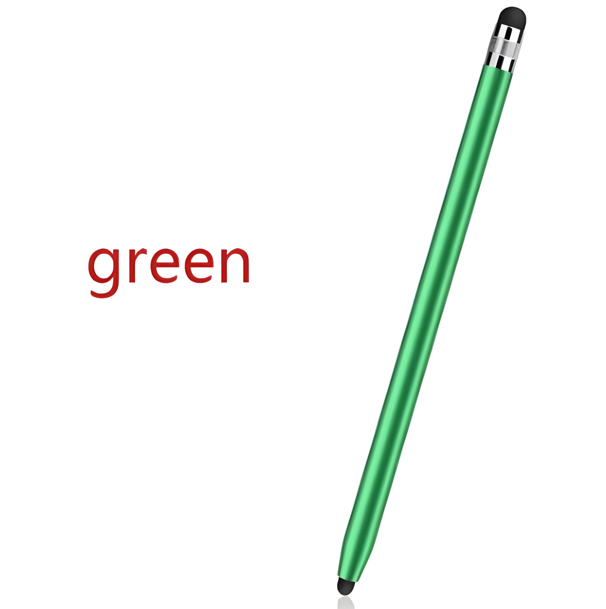 Metal two-in-one touch screen pen for tablets and smartphones in multiple colour options