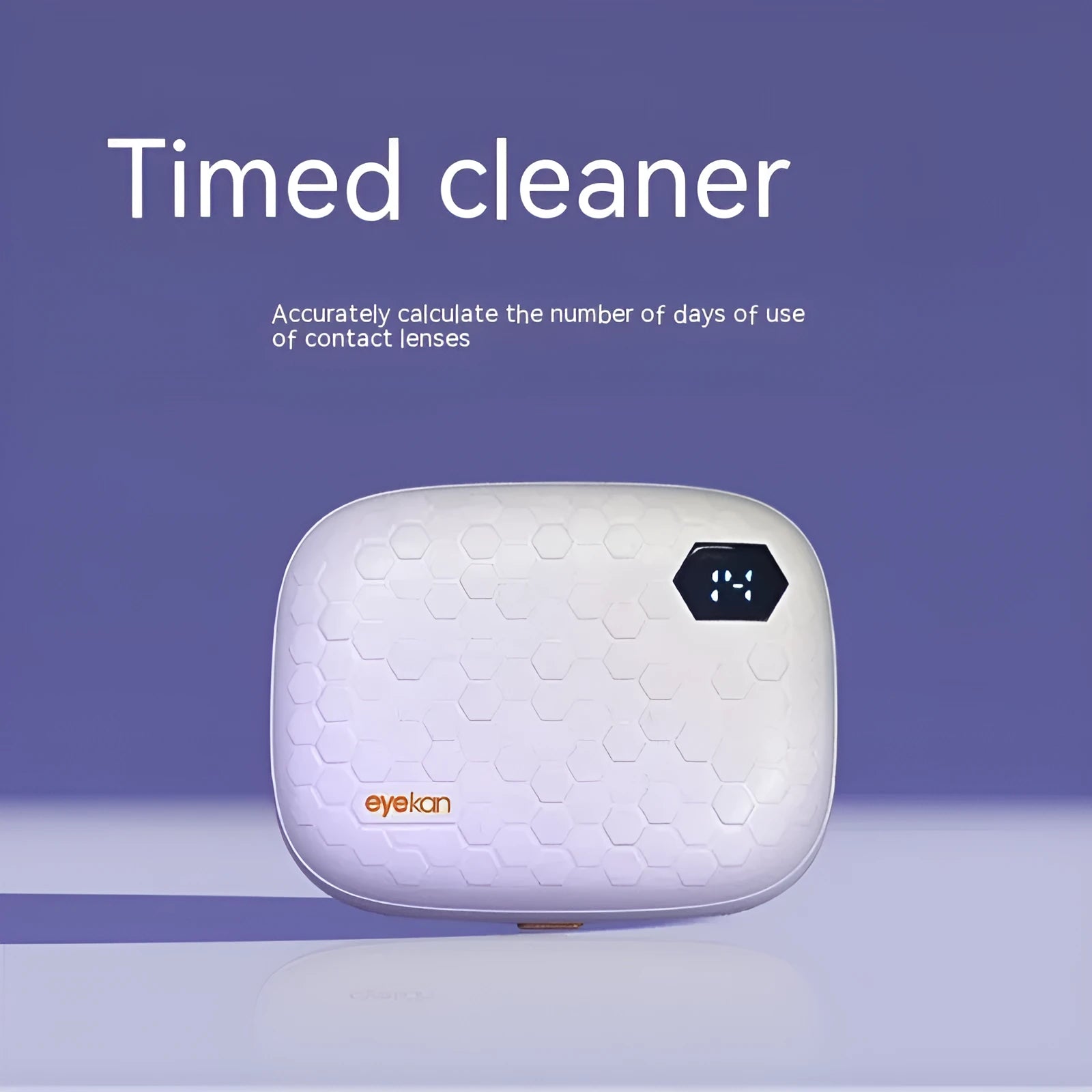 Automatic ultrasonic glasses cleaning machine in pearl white colour, compact plastic design