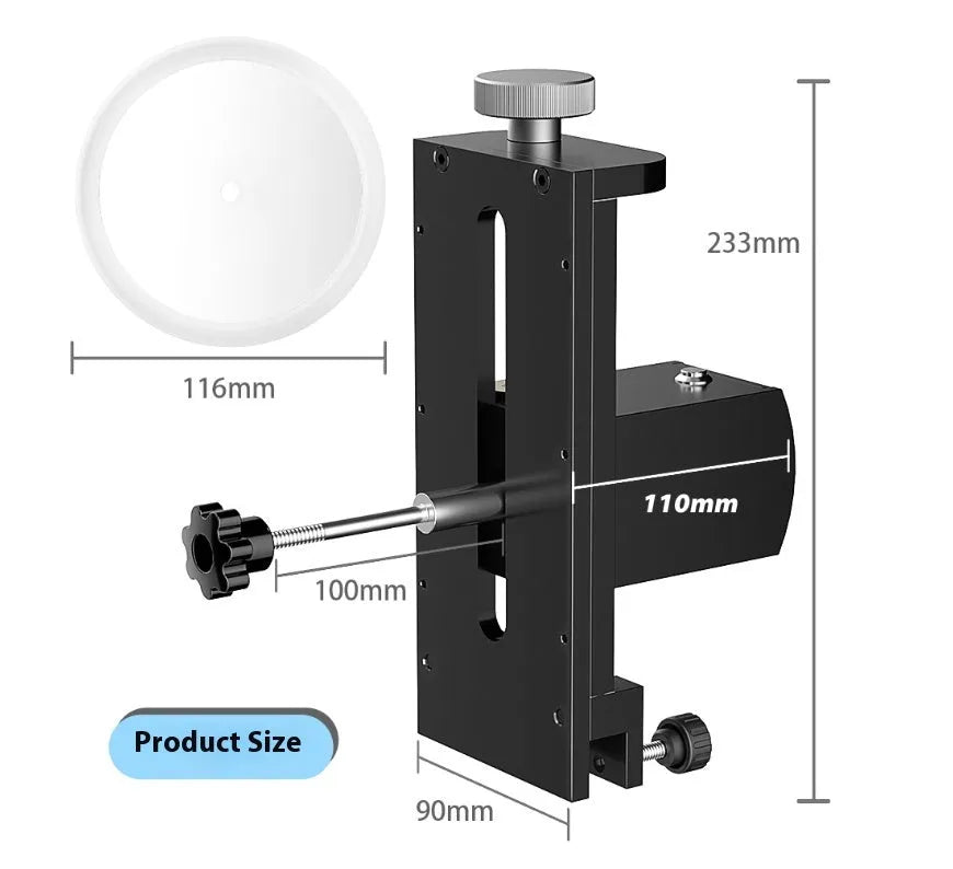 Ultrasonic disc cleaning machine with temperature control display and single slot holder