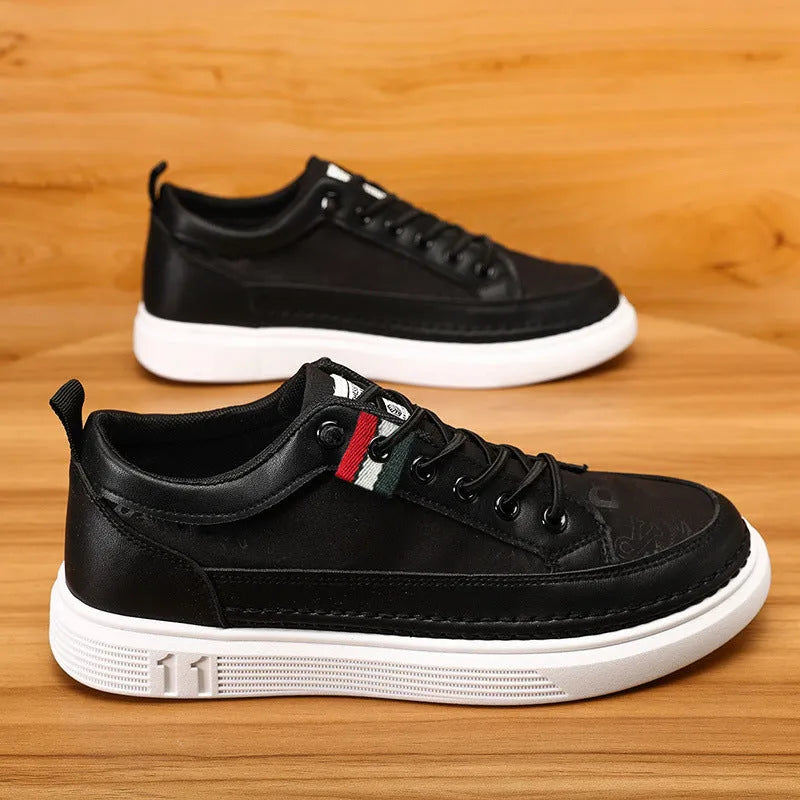Men's high-cut canvas sneakers in grey, black, or green with a bandage dress style and round toe.