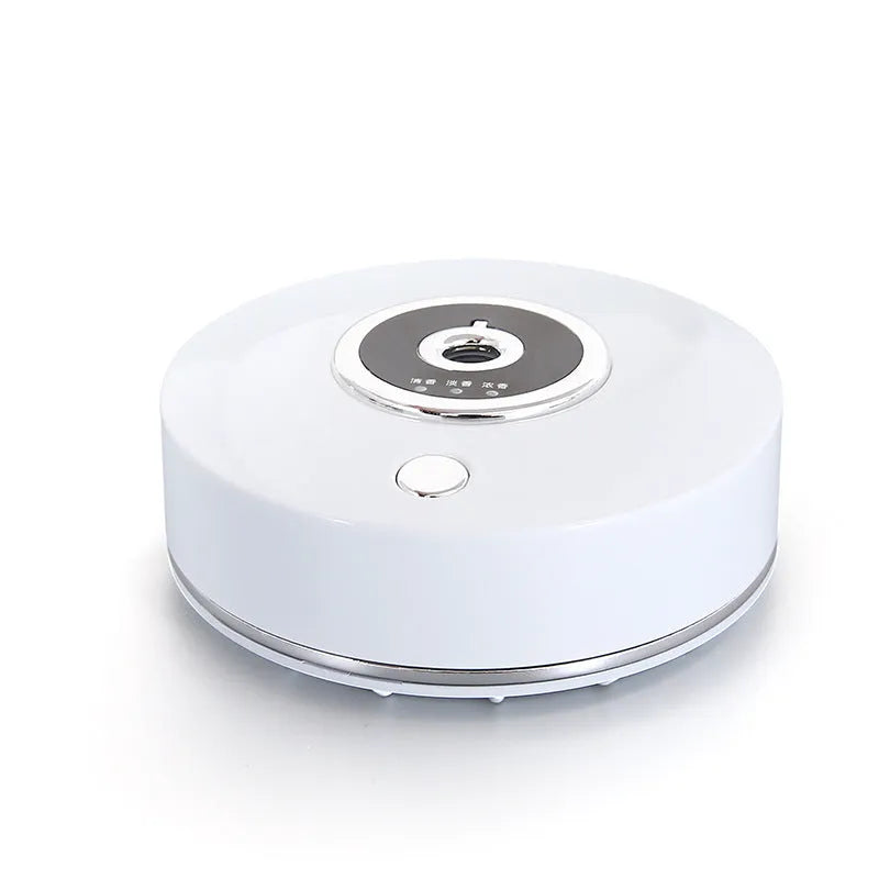 Vehicle mounted car perfume diffuser with USB cable and anti-slip pad in black, grey or white colour options