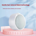 2-in-1 nano glass epilator and foot grinder device in two-tone style