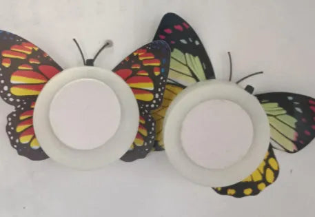 Butterfly LED night light 12 pack with colour-changing modes and suction pad