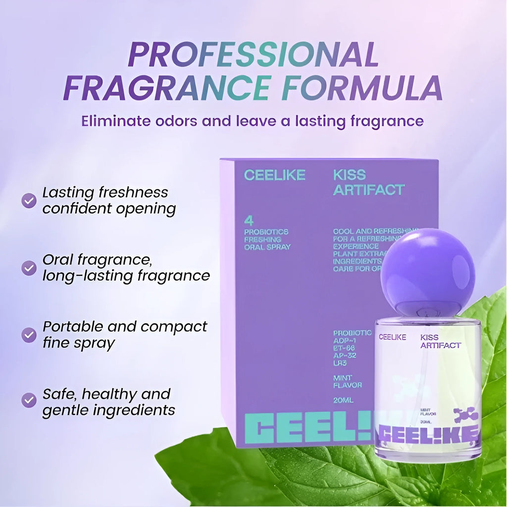 20ml probiotics oral care spray bottle with compact 4.7cm design for travel use