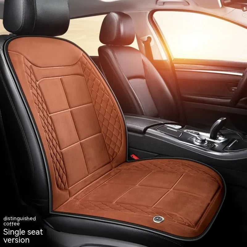 Car heated cushion with automatic heating function for winter use in vehicle