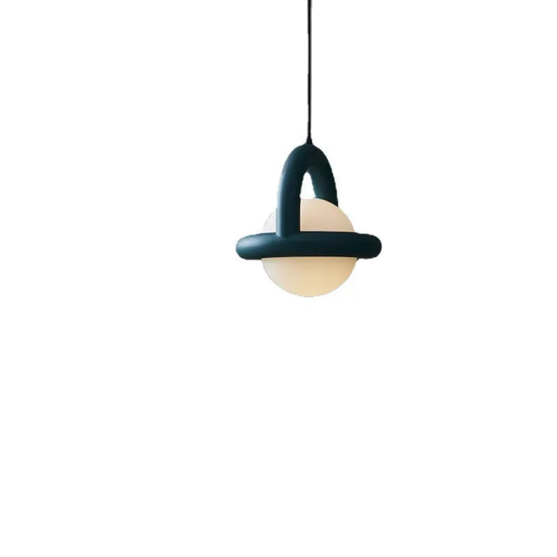 Danish designer hanging line lamp in a Nordic style for bedside or living room use.