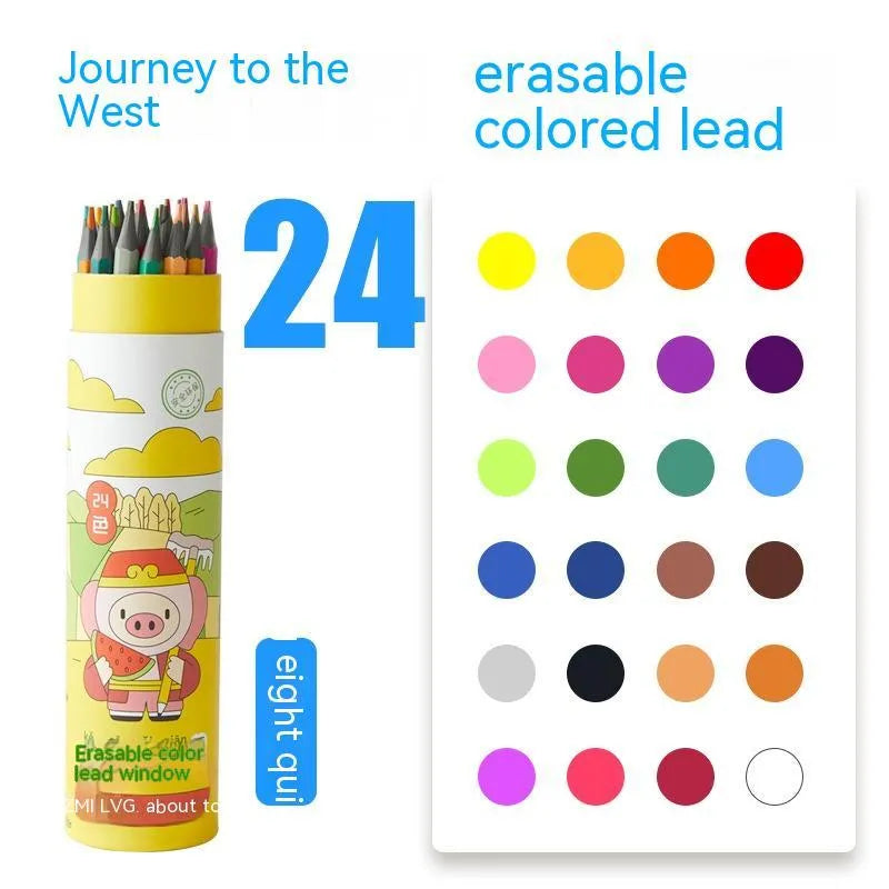 Zhenglin Sports Series colour pencils in paper barrel with multiple colour refill options