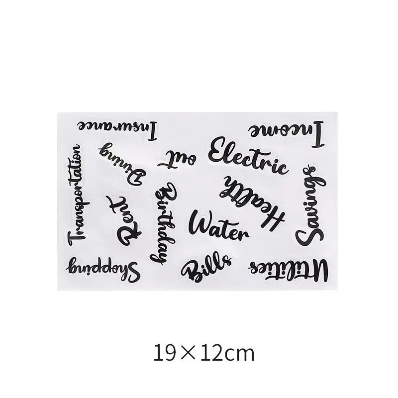 Assorted adhesive stickers and sticky notes showing grid formats and colourful designs with A6 ruler versions