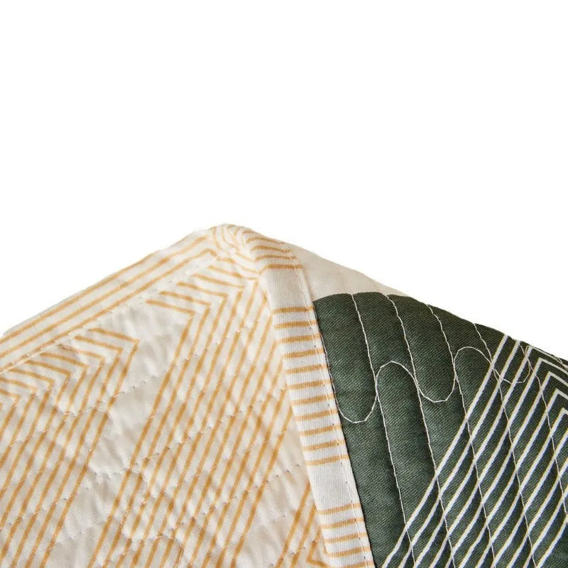 Cotton printed bed sheet set in modern simple style for 2.2 metre bed