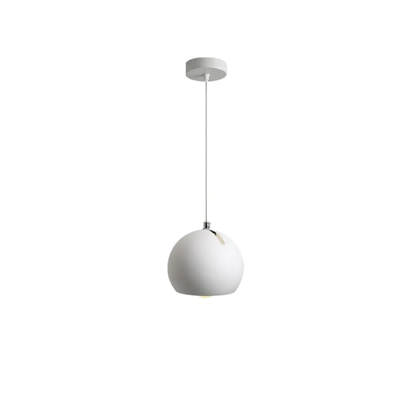 Post-modern ball chandelier table lamp in Moon White or Obsidian Black finish, available in single-head or three-head configurations.