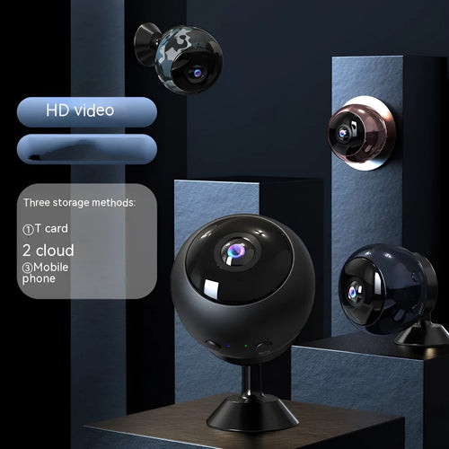 1080p wireless Wi-Fi surveillance camera with ABS housing and 3.6mm lens