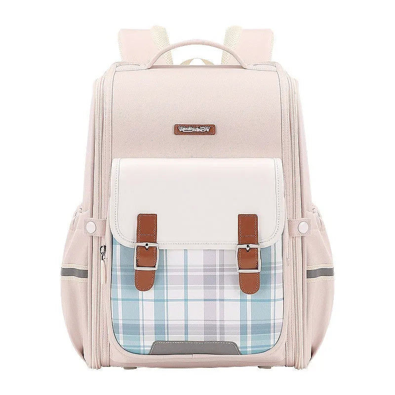 Oxford cloth student schoolbag in multiple colour options for grades 5-6