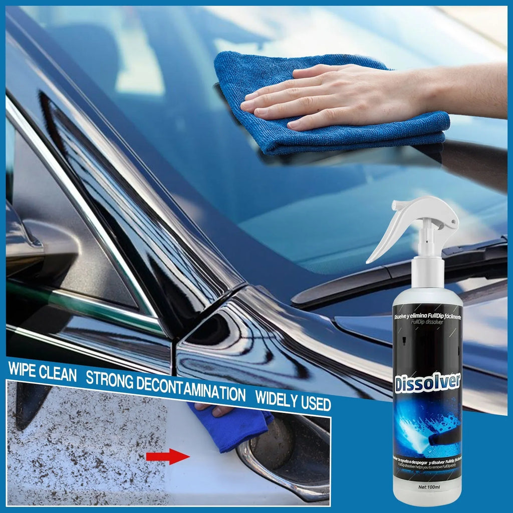 100ml bottle of car foam cleaning spray for paint polishing and seat stain removal
