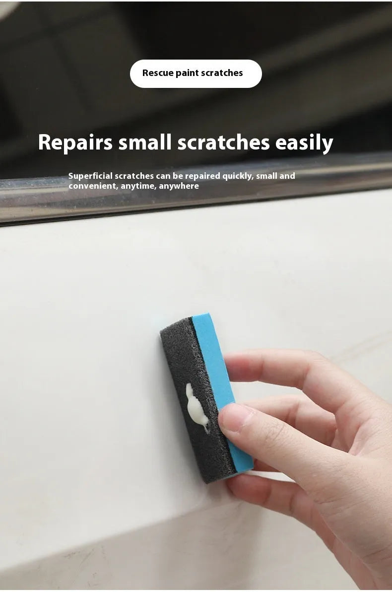 Car repair wax kit with grinding A wax, polishing B wax, and frosted sponge mop for vehicle paint scratch removal