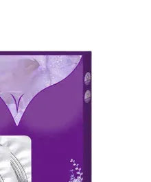 Breast enhancement mask showing adhesive chest patch with gel backing for skin tightening treatment