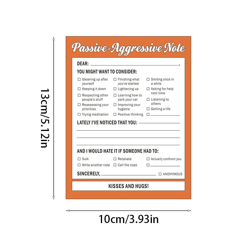 Colour-printed paper decorative card with playful musical notes graphic, 13cm by 10cm.