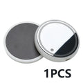 LED light-up car cup holder coaster with multicolour illumination in vehicle