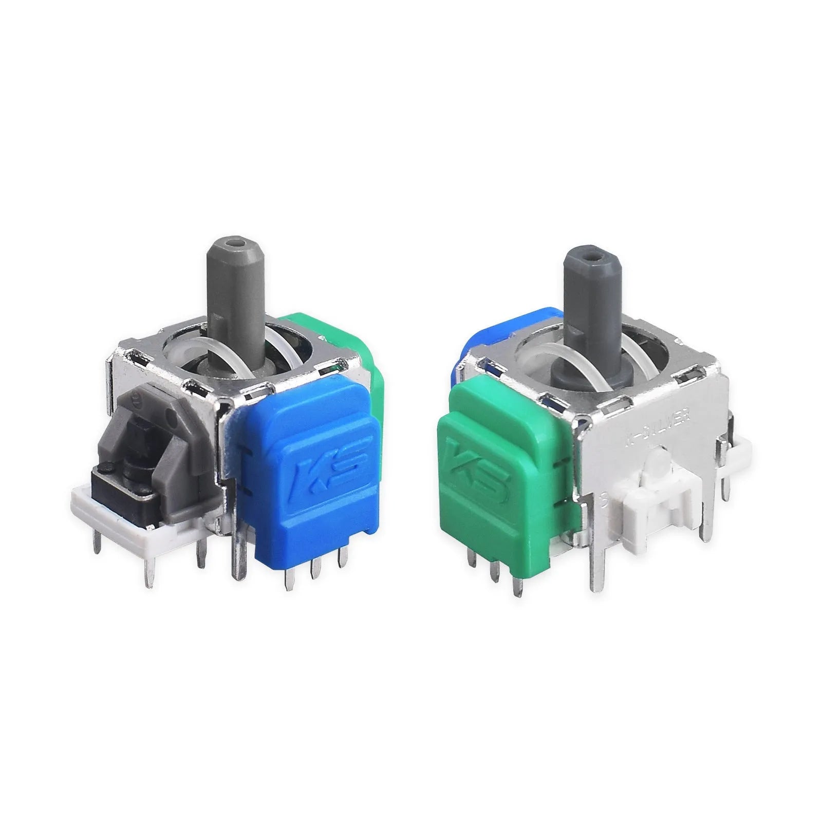 Hall effect electromagnetic joystick replacement module for PS5, Xbox, and Nintendo Switch Pro controller repair.