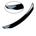 Bright black tail trim spoiler blade for Mazda 3 Axela and Exela car model.