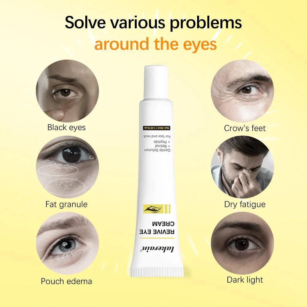 40ml retinol eye cream pump bottle for dark circles and fine lines