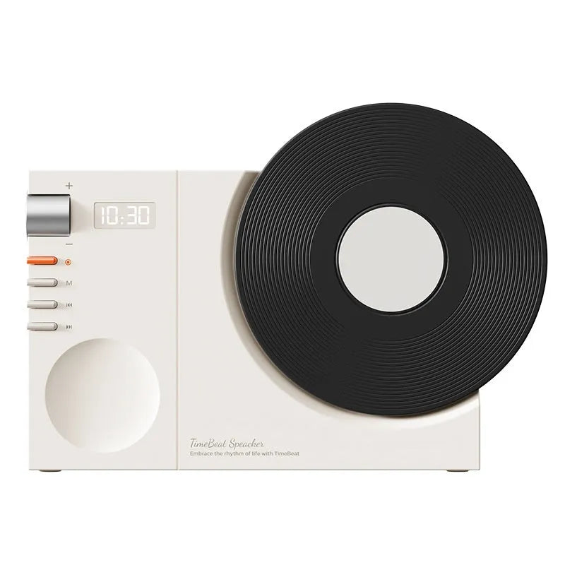 Obsidian Black mini Bluetooth speaker with matching gift bag and greeting card.